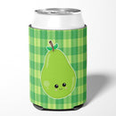 Pear Face Can or Bottle Hugger Cooler Sleeve for Standard 12 oz Cans, Insulated Foam Beer & Soda Can Hugger Reusable