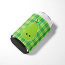Pear Face Can or Bottle Hugger Cooler Sleeve for Standard 12 oz Cans, Insulated Foam Beer & Soda Can Hugger Reusable