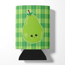 Pear Face Can or Bottle Hugger Cooler Sleeve for Standard 12 oz Cans, Insulated Foam Beer & Soda Can Hugger Reusable