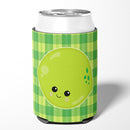Lime Face Can or Bottle Hugger Cooler Sleeve for Standard 12 oz Cans, Insulated Foam Beer & Soda Can Hugger Reusable