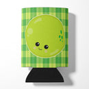 Lime Face Can or Bottle Hugger Cooler Sleeve for Standard 12 oz Cans, Insulated Foam Beer & Soda Can Hugger Reusable