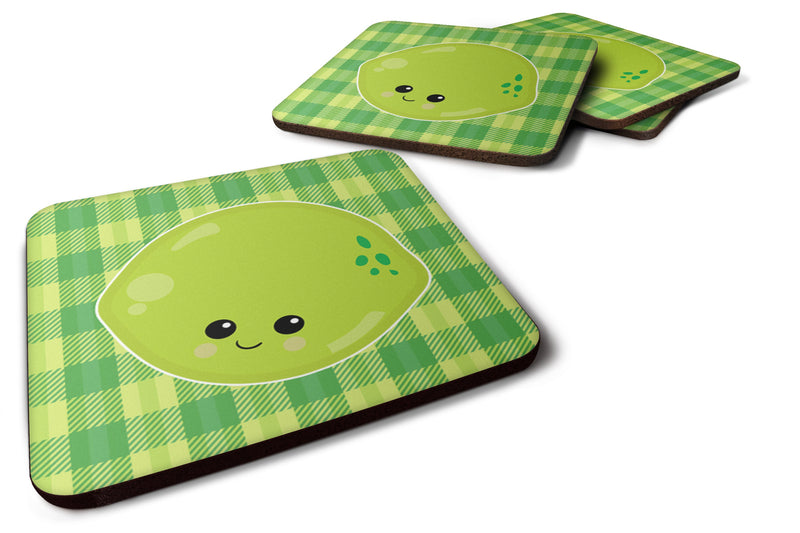 Lime Face Foam Coaster Set of 4 BB6988FC