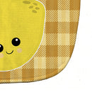 Lemon Face Baby Bib Easy-Clean Baby Bib Baby Feeding Accessory Baby Mealtime Essential, 10 x 13, Multicolor