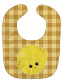 Lemon Face Baby Bib Easy-Clean Baby Bib Baby Feeding Accessory Baby Mealtime Essential, 10 x 13, Multicolor