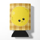 Lemon Face Can or Bottle Hugger Cooler Sleeve for Standard 12 oz Cans, Insulated Foam Beer & Soda Can Hugger Reusable