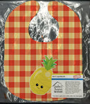 Pineapple Face Baby Bib Easy-Clean Baby Bib Baby Feeding Accessory Baby Mealtime Essential, 10 x 13, Multicolor