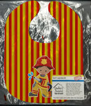 Fireman Boy Baby Bib Easy-Clean Baby Bib Baby Feeding Accessory Baby Mealtime Essential, 10 x 13, Multicolor