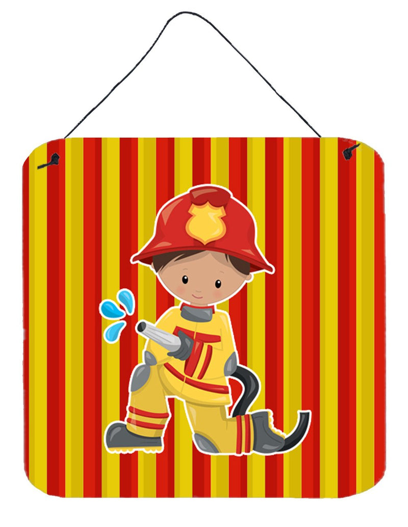 Fireman Boy Wall or Door Hanging Prints BB6995DS66