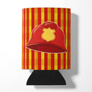Fireman's Hat Can or Bottle Hugger Cooler Sleeve for Standard 12 oz Cans, Insulated Foam Beer & Soda Can Hugger Reusable
