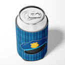 Police Hat Can or Bottle Hugger Cooler Sleeve for Standard 12 oz Cans, Insulated Foam Beer & Soda Can Hugger Reusable