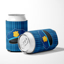 Police Hat Can or Bottle Hugger Cooler Sleeve for Standard 12 oz Cans, Insulated Foam Beer & Soda Can Hugger Reusable