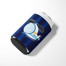 Police Helicopter Can or Bottle Hugger Cooler Sleeve for Standard 12 oz Cans, Insulated Foam Beer & Soda Can Hugger Reusable
