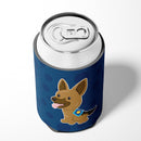 Police German Shepherd Can or Bottle Hugger Cooler Sleeve for Standard 12 oz Cans, Insulated Foam Beer & Soda Can Hugger Reusable