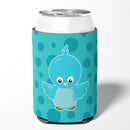 Bird on Blue Polkadots Can or Bottle Hugger Cooler Sleeve for Standard 12 oz Cans, Insulated Foam Beer & Soda Can Hugger Reusable