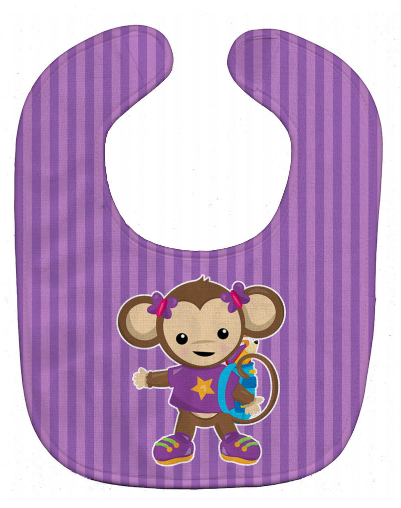 Monkey with Backpack Baby Bib BB7017BIB