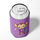 Monkey with Backpack Can or Bottle Hugger Cooler Sleeve for Standard 12 oz Cans, Insulated Foam Beer & Soda Can Hugger Reusable
