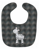Zebra Baby Bib Easy-Clean Baby Bib Baby Feeding Accessory Baby Mealtime Essential, 10 x 13, Multicolor
