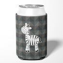 Zebra Can or Bottle Hugger Cooler Sleeve for Standard 12 oz Cans, Insulated Foam Beer & Soda Can Hugger Reusable