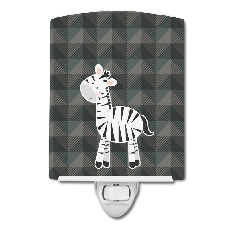 Zebra Ceramic Night Light BB7026CNL