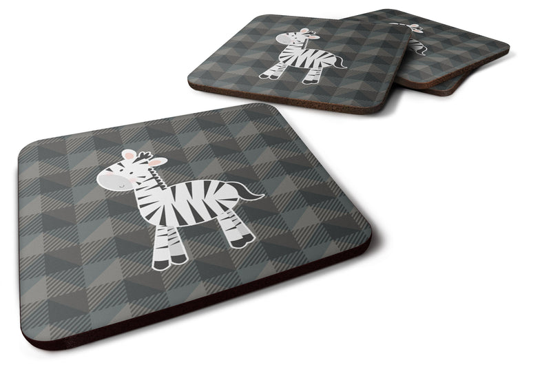 Zebra Foam Coaster Set of 4 BB7026FC