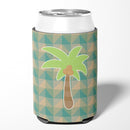 Palm Tree Can or Bottle Hugger Cooler Sleeve for Standard 12 oz Cans, Insulated Foam Beer & Soda Can Hugger Reusable