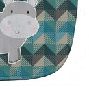 Hippopotamus Baby Bib Easy-Clean Baby Bib Baby Feeding Accessory Baby Mealtime Essential, 10 x 13, Multicolor