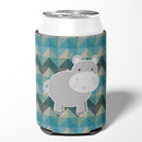 Hippopotamus Can or Bottle Hugger Cooler Sleeve for Standard 12 oz Cans, Insulated Foam Beer & Soda Can Hugger Reusable