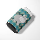 Hippopotamus Can or Bottle Hugger Cooler Sleeve for Standard 12 oz Cans, Insulated Foam Beer & Soda Can Hugger Reusable