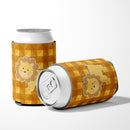 Lion Can or Bottle Hugger Cooler Sleeve for Standard 12 oz Cans, Insulated Foam Beer & Soda Can Hugger Reusable