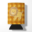 Lion Can or Bottle Hugger Cooler Sleeve for Standard 12 oz Cans, Insulated Foam Beer & Soda Can Hugger Reusable