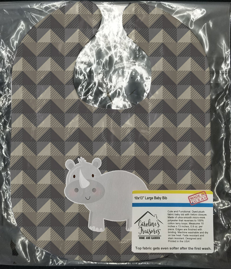 Rhinoceros Baby Bib BB7033BIB