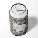 Rhinoceros Can or Bottle Hugger Cooler Sleeve for Standard 12 oz Cans, Insulated Foam Beer & Soda Can Hugger Reusable