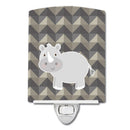 Rhinoceros Ceramic Night Light Compact, UL-Certified, Ideal for Bedroom, Bathroom, Nursery, Hallway, Kitchen, 6x4x3, Multicolor