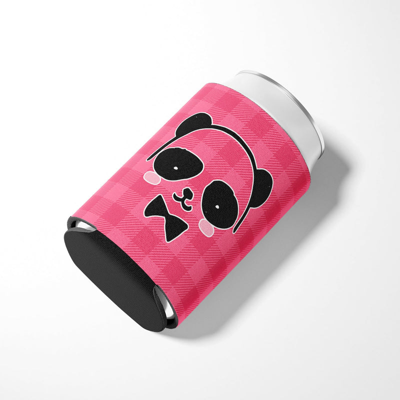 Panda Bear Pink Face Can or Bottle Hugger BB7039CC