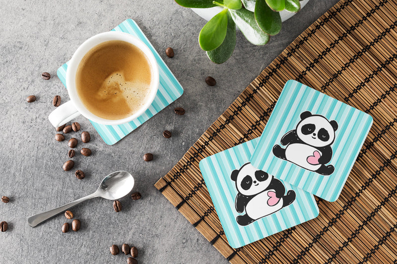 Panda Bear Love Foam Coaster  BB7040FC