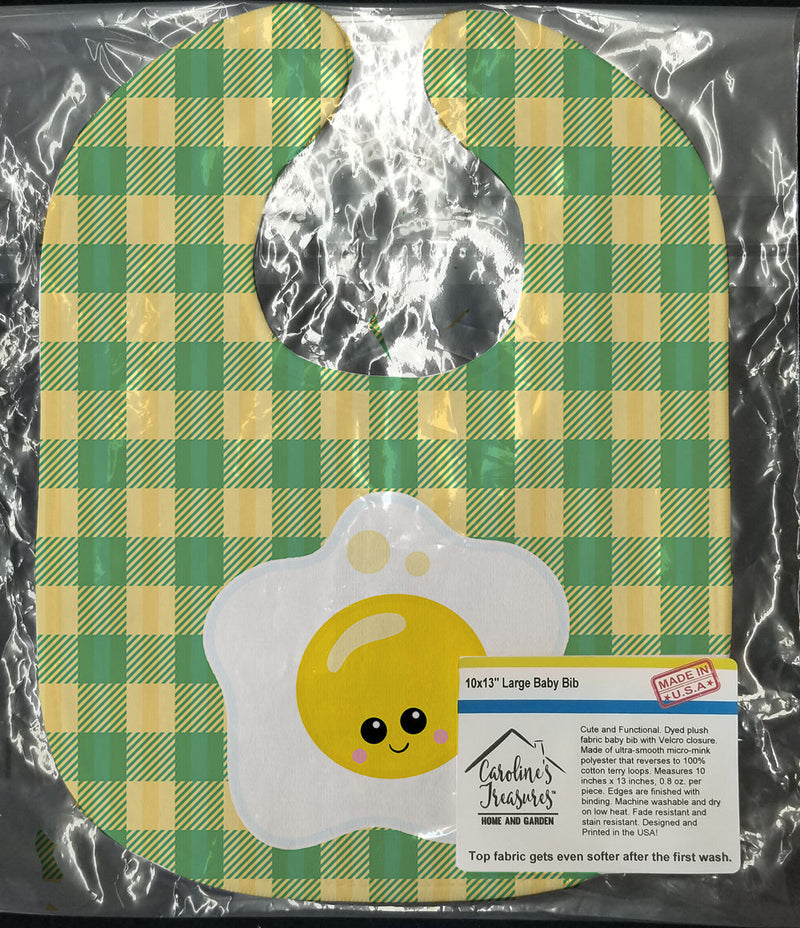 Fried Egg Face Baby Bib BB7044BIB