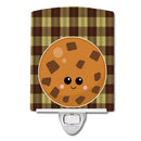 Cookie Face Ceramic Night Light Compact, UL-Certified, Ideal for Bedroom, Bathroom, Nursery, Hallway, Kitchen, 6x4x3, Multicolor