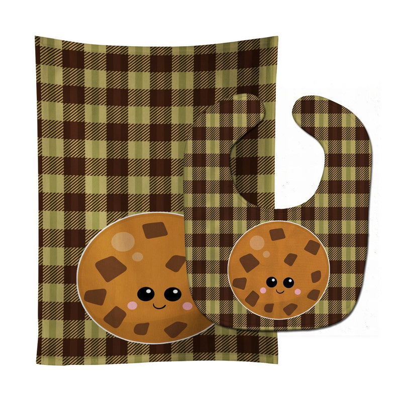 Cookie Face Baby Bib & Burp Cloth BB7046STBU