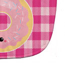 Donut Face Baby Bib Easy-Clean Baby Bib Baby Feeding Accessory Baby Mealtime Essential, 10 x 13, Multicolor
