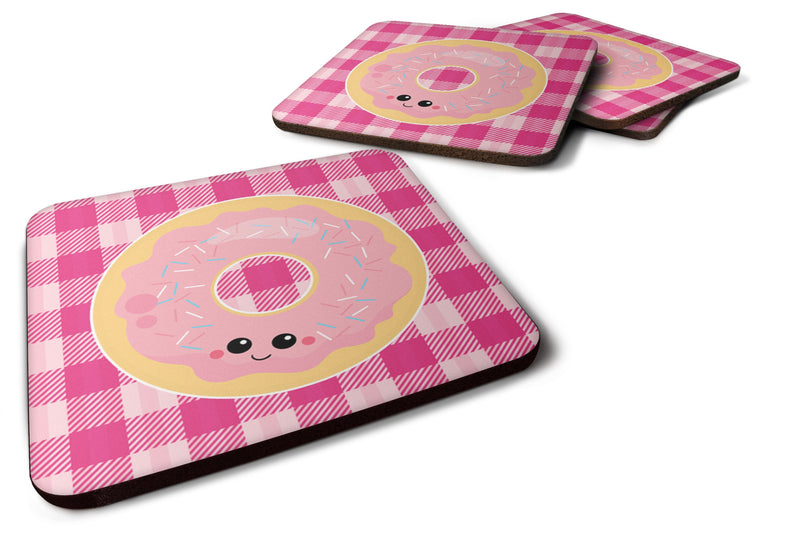 Donut Face Foam Coaster Set of 4 BB7048FC