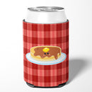 Pancake Face Can or Bottle Hugger Cooler Sleeve for Standard 12 oz Cans, Insulated Foam Beer & Soda Can Hugger Reusable