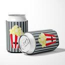 Popcorn Face Can or Bottle Hugger Cooler Sleeve for Standard 12 oz Cans, Insulated Foam Beer & Soda Can Hugger Reusable