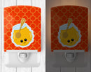 Honey Jar Face Ceramic Night Light Compact, UL-Certified, Ideal for Bedroom, Bathroom, Nursery, Hallway, Kitchen, 6x4x3, Multicolor