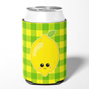 Lemon Face Can or Bottle Hugger Cooler Sleeve for Standard 12 oz Cans, Insulated Foam Beer & Soda Can Hugger Reusable