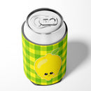 Lemon Face Can or Bottle Hugger Cooler Sleeve for Standard 12 oz Cans, Insulated Foam Beer & Soda Can Hugger Reusable