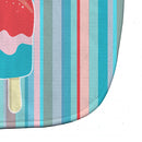 Ice Pop Popcicle Red Pink Blue Baby Bib Easy-Clean Baby Bib Baby Feeding Accessory Baby Mealtime Essential, 10 x 13, Multicolor