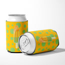Ice Pop Popcicle Orange Green Can or Bottle Hugger Cooler Sleeve for Standard 12 oz Cans, Insulated Foam Beer & Soda Can Hugger Reusable