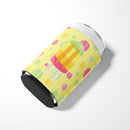 Ice Pop Popcicle Polkadots Can or Bottle Hugger Cooler Sleeve for Standard 12 oz Cans, Insulated Foam Beer & Soda Can Hugger Reusable