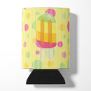 Ice Pop Popcicle Polkadots Can or Bottle Hugger Cooler Sleeve for Standard 12 oz Cans, Insulated Foam Beer & Soda Can Hugger Reusable