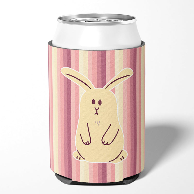 Rabbit on Stripes Can or Bottle Hugger BB7084CC